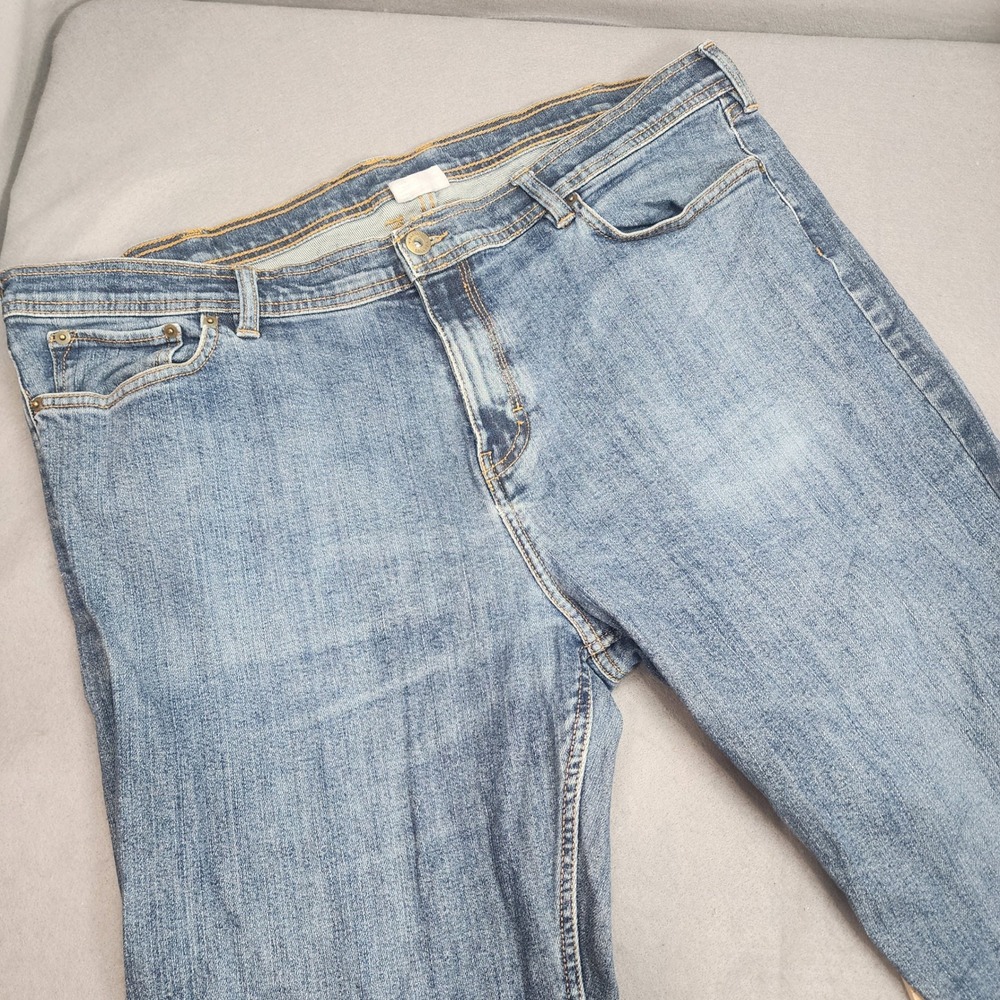 Columbia Jeans Blue Medium Wash Straight Leg Stretch Denim Mens 40W 34L